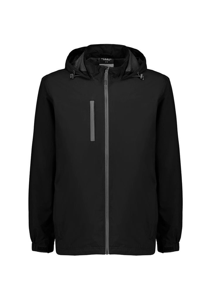 ZJ260 - Syzmik - Unisex Super Light Packable Rain Jacket - Black