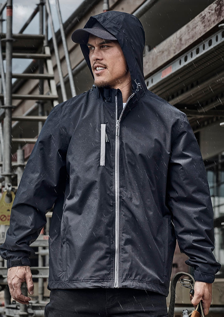 ZJ260 - Syzmik - Unisex Super Light Packable Rain Jacket - Black