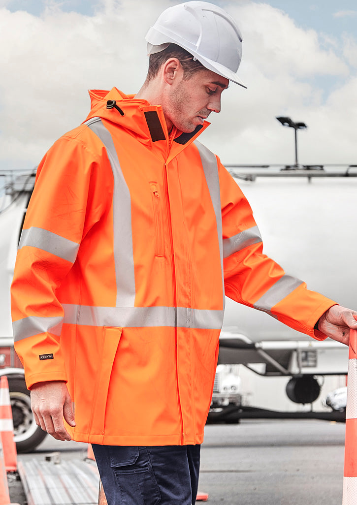 ZJ620-NZ - Syzmik - Mens TTMC-W23 Hi Vis X Back Heavy Duty Waterproof Jacket