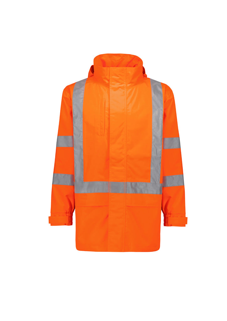 ZJ657-NZ - Syzmik - Mens TTMC-W23 Hi Vis X Back Ultralite Waterproof Jacket | Orange