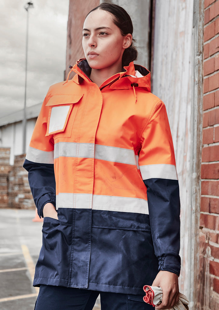 ZJ757- Syzmik - Womens Hi Vis Ultralite Waterproof Jacket