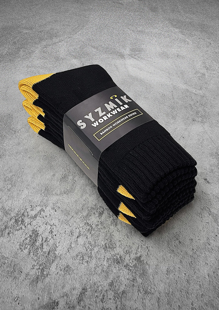 ZMSOCK3 - Syzmik - Bamboo Work Socks (3 Pack)