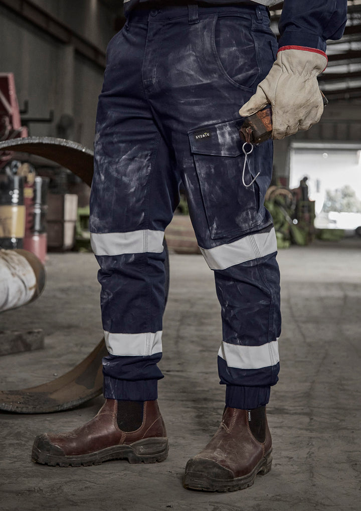 ZP935 - Syzmik - Mens Essential Stretch Taped Cuffed Cargo Pant 