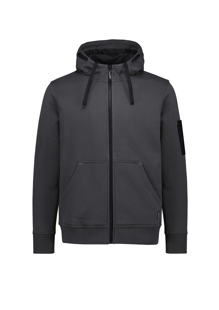 ZT468 - Syzmik - Unisex Zip Front Multi-Pocket Hoodie | Charcoal/Black