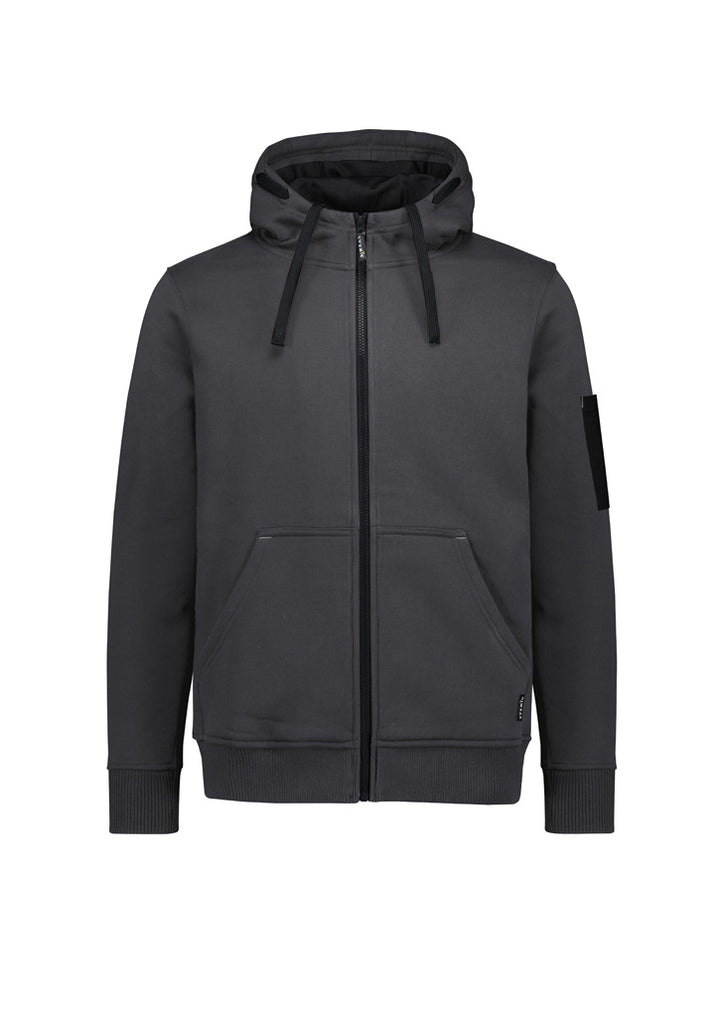 ZT468 - Syzmik - Unisex Zip Front Multi-Pocket Hoodie | Charcoal/Black