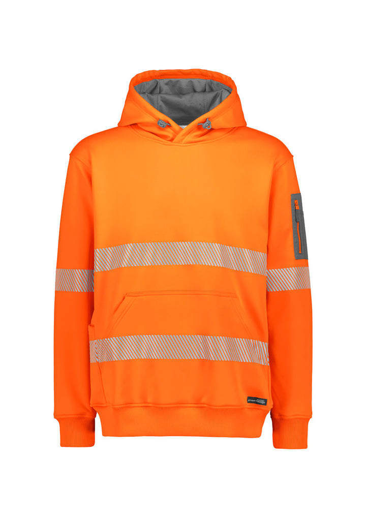 ZT867 - Syzmik - Unisex Streetworx Segmented Tape Water Resistant Hoodie