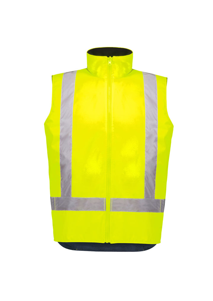 ZV228 - Syzmik - Unisex Hi Vis Waterproof Reversible Vest | Yellow