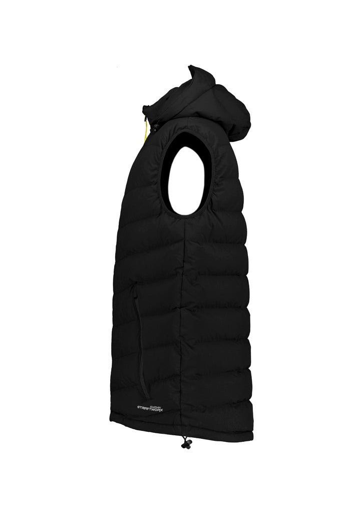 ZV245 - Syzmik - Unisex Streetworx Hooded Puffer Vest