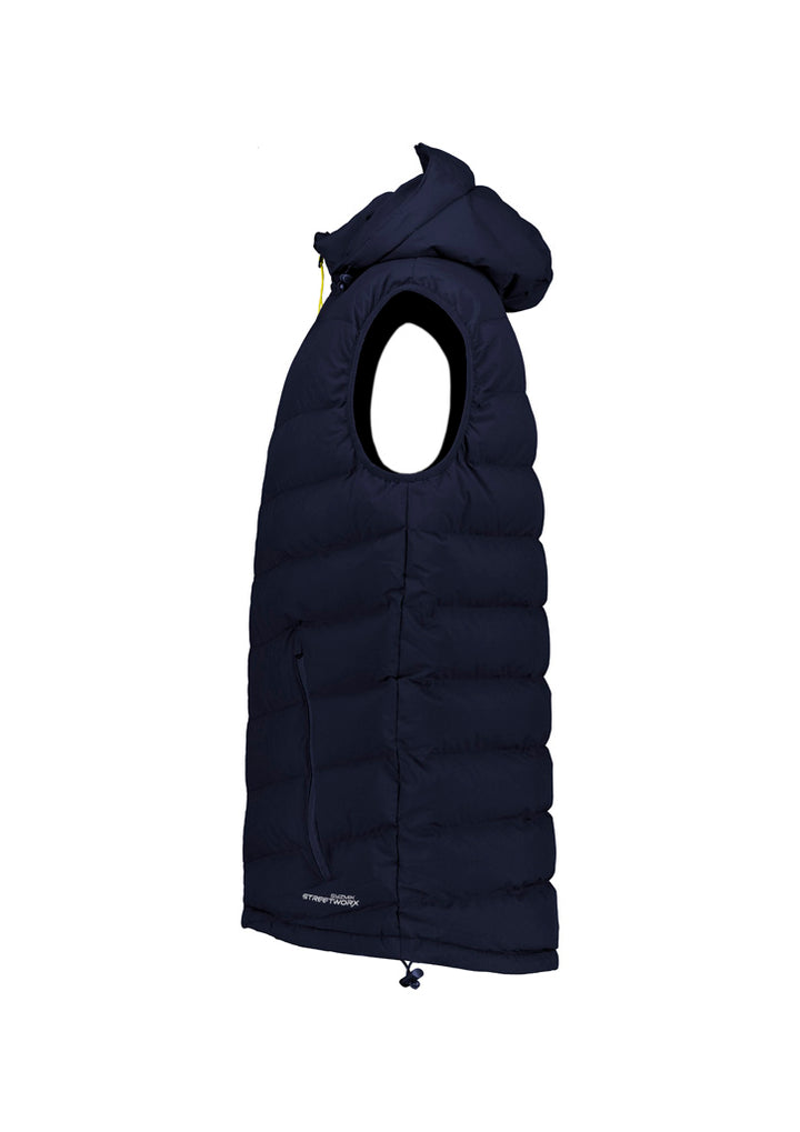 ZV245 - Syzmik - Unisex Streetworx Hooded Puffer Vest