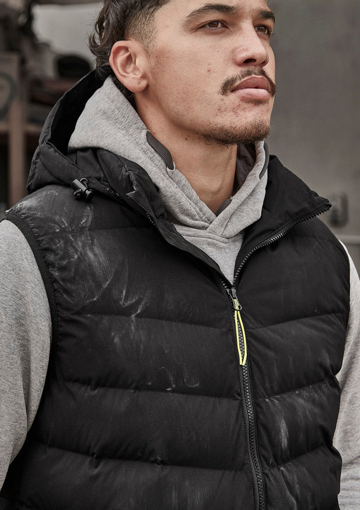 ZV245 - Syzmik - Unisex Streetworx Hooded Puffer Vest