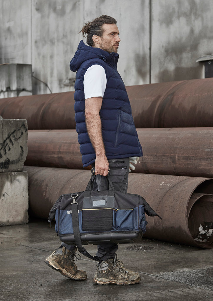 ZV245 - Syzmik - Unisex Streetworx Hooded Puffer Vest