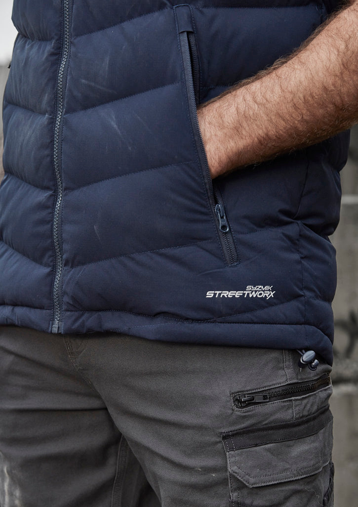 ZV245 - Syzmik - Unisex Streetworx Hooded Puffer Vest