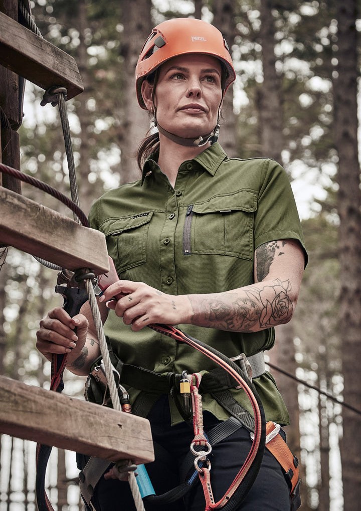 ZW765 - Syzmik - Womens Outdoor Short Sleeve Shirt