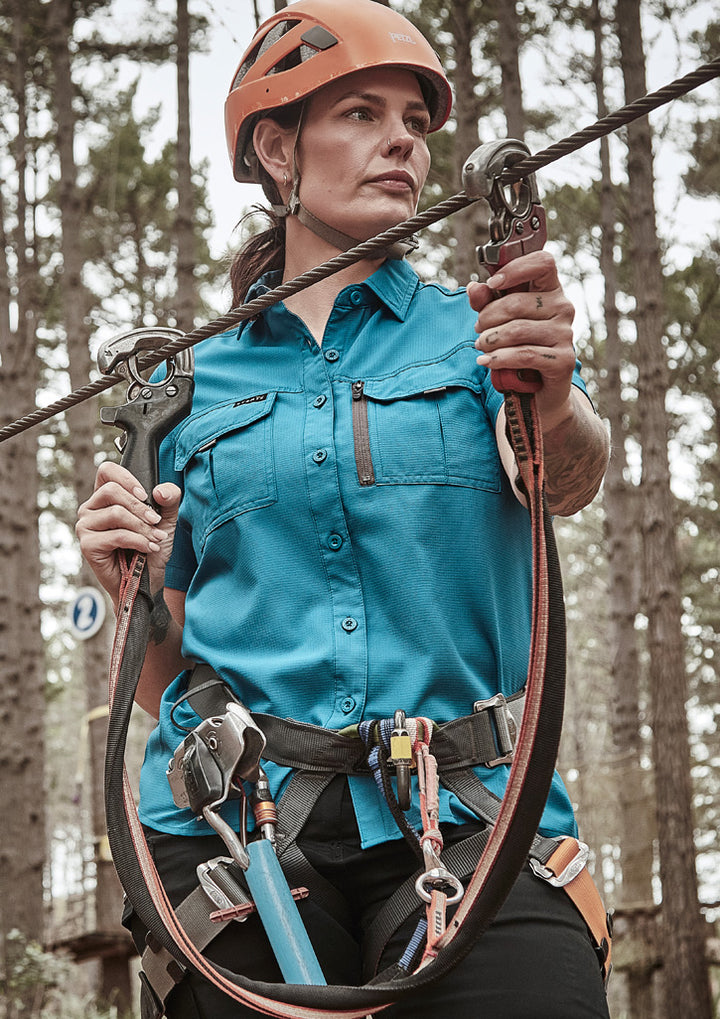 ZW765 - Syzmik - Womens Outdoor Short Sleeve Shirt