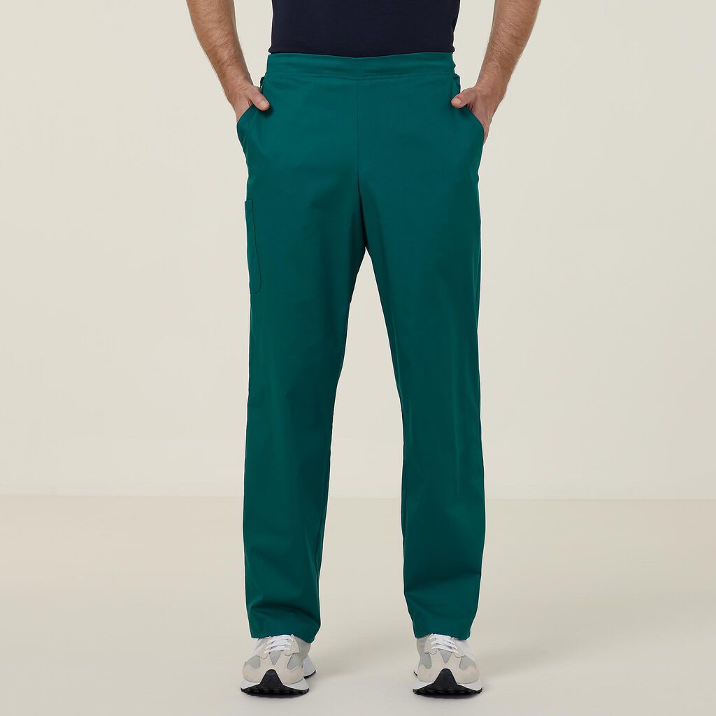 CATQ4B - NNT - Vital Antibacterial Swan Scrub Pant Hunter Green