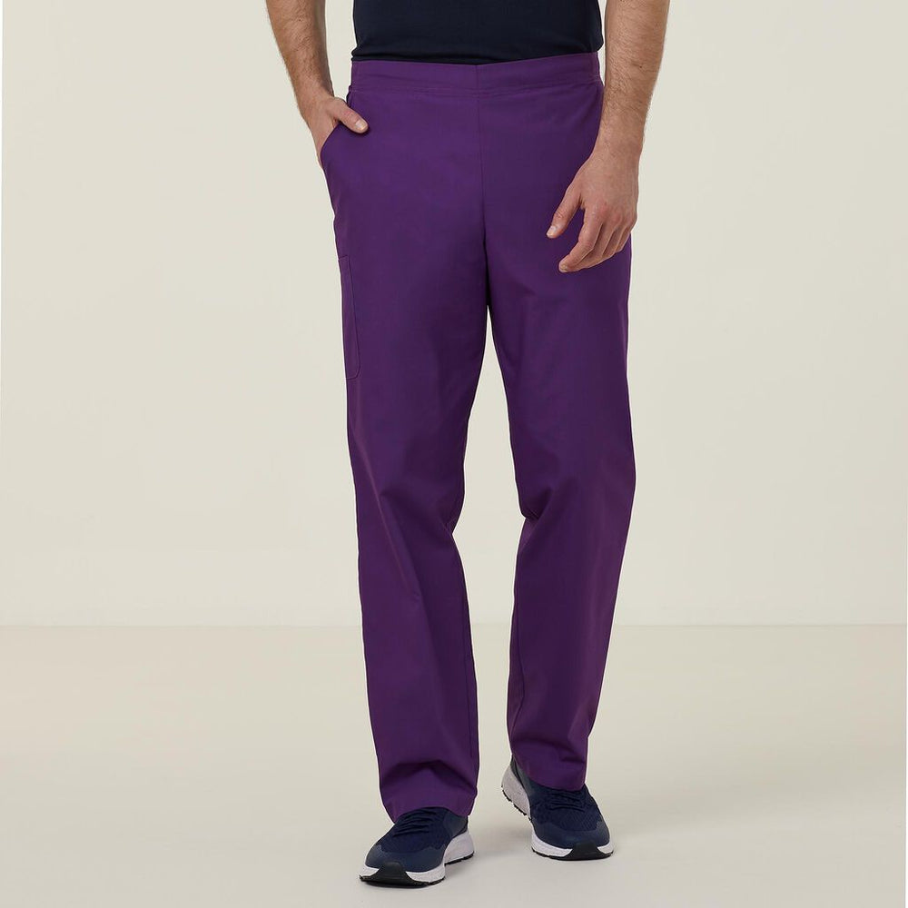 CATQ4B - NNT - Vital Antibacterial Swan Scrub Pant Purple