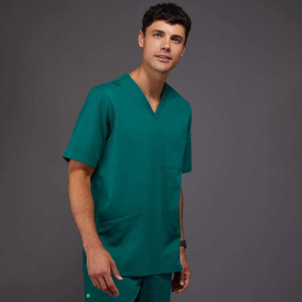 CATRFS - NNT - Vital Antibacterial Chang Scrub Top Hunter Green