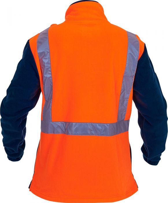 PCF1012 - Caution - Polar Fleece 1/2 Zip Tunic (Day/Night) - 380gm