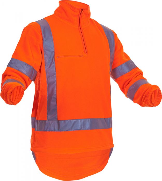 PCF1014 - Caution - TTMC-W Polar Fleece 1/2 Zip - 380gm