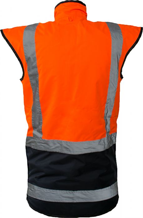 PCR4000 - Caution Storm Pro - Hi-Vis Fleece Lined Vest (Day/Night)