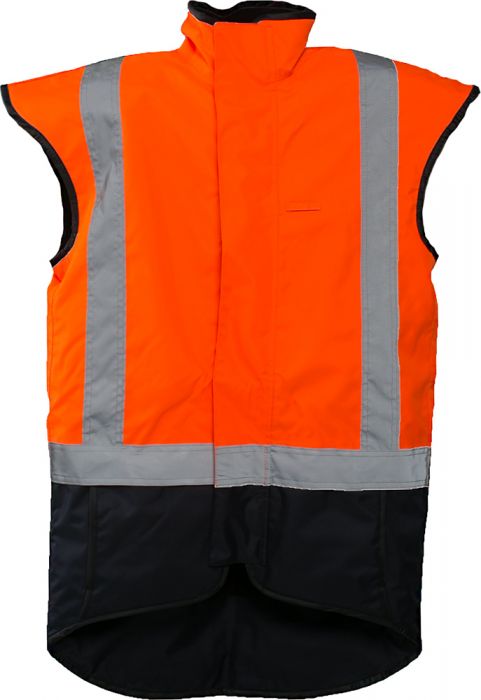 PCR4000 - Caution Storm Pro - Hi-Vis Fleece Lined Vest (Day/Night)