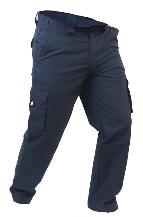 PCT1530 - Caution - 100% Cotton Cargo Trousers - Kingsize Navy