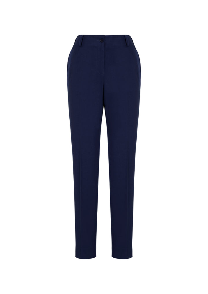 10722 - Biz Corporates - Siena Womens Bandless Elastic Waist Back Slimline Pant | Marine
