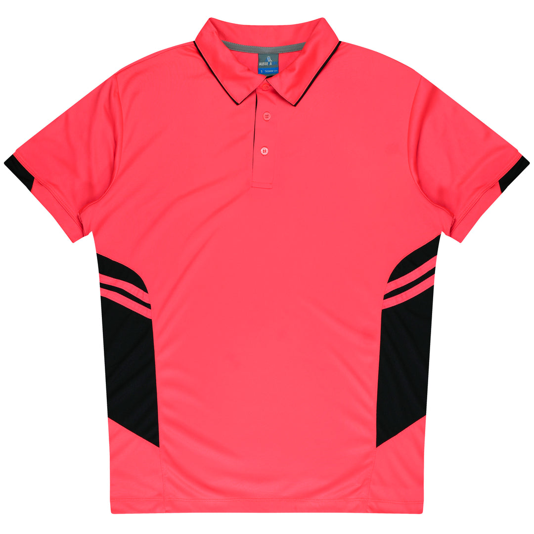 1311 - Aussie Pacific - Tasman Mens Polos - Neon Body Colours