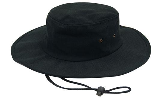 4247 - Headwear - Bushed Heavy Cotton Wide Brim Hat