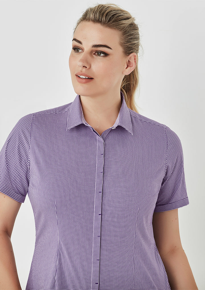 42512 - Biz Corporates - Womens Newport Short Sleeve Shirt