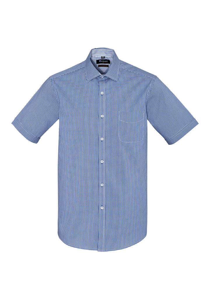 42522 - Biz Corporates - Mens Newport Short Sleeve Shirt | French Navy