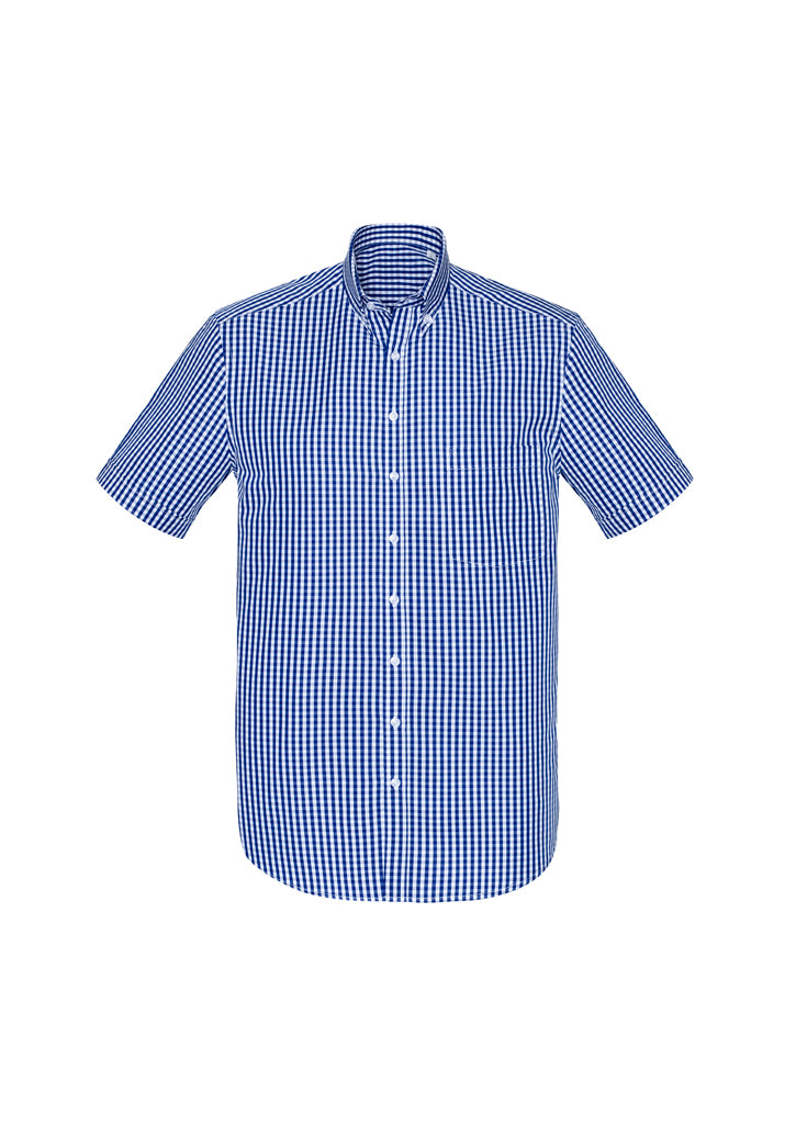 43422 - Biz Corporates - Springfield Mens Short Sleeve Shirt | French Navy