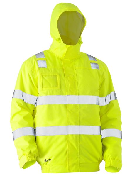 BJ6770T - Bisley - Taped Hi Vis Wet Weather Bomber Jacket