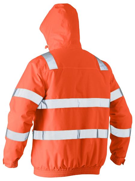 BJ6770T - Bisley - Taped Hi Vis Wet Weather Bomber Jacket