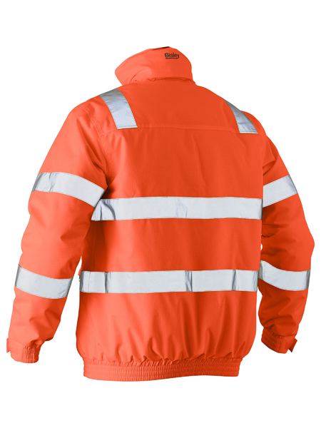 BJ6770T - Bisley - Taped Hi Vis Wet Weather Bomber Jacket