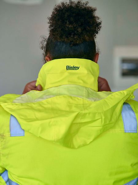 BJ6770T - Bisley - Taped Hi Vis Wet Weather Bomber Jacket