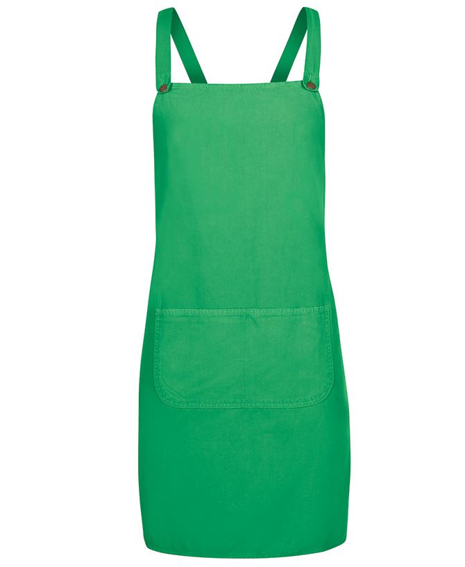 5ACBC - JB's Wear - Canvas Bib Apron with SOLID Colour STRAP OPTIONS (5ACBS) - 31 Colour Combinations