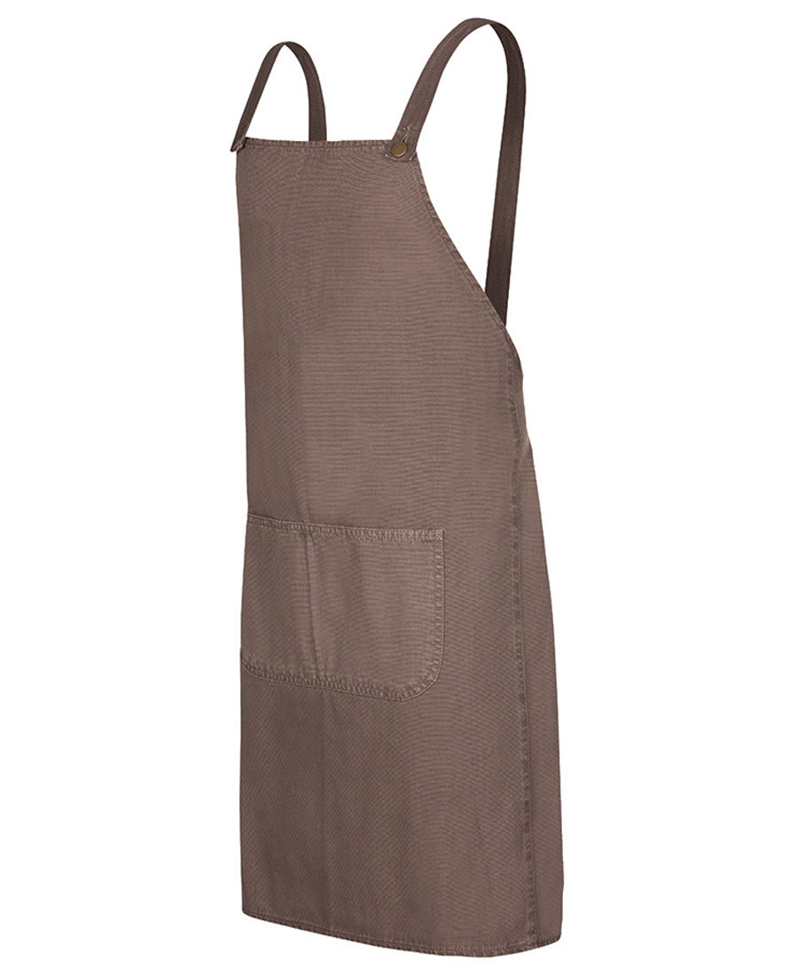 5ACBC - JB's Wear - Canvas Bib Apron with SOLID Colour STRAP OPTIONS (5ACBS) - 31 Colour Combinations