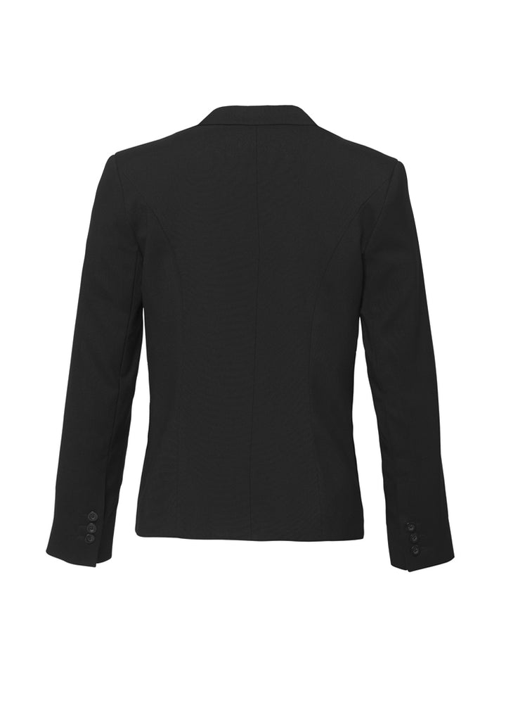 60113 - Biz Corporates - Womens Cool Stretch Short Jacket with Reverse Lapel