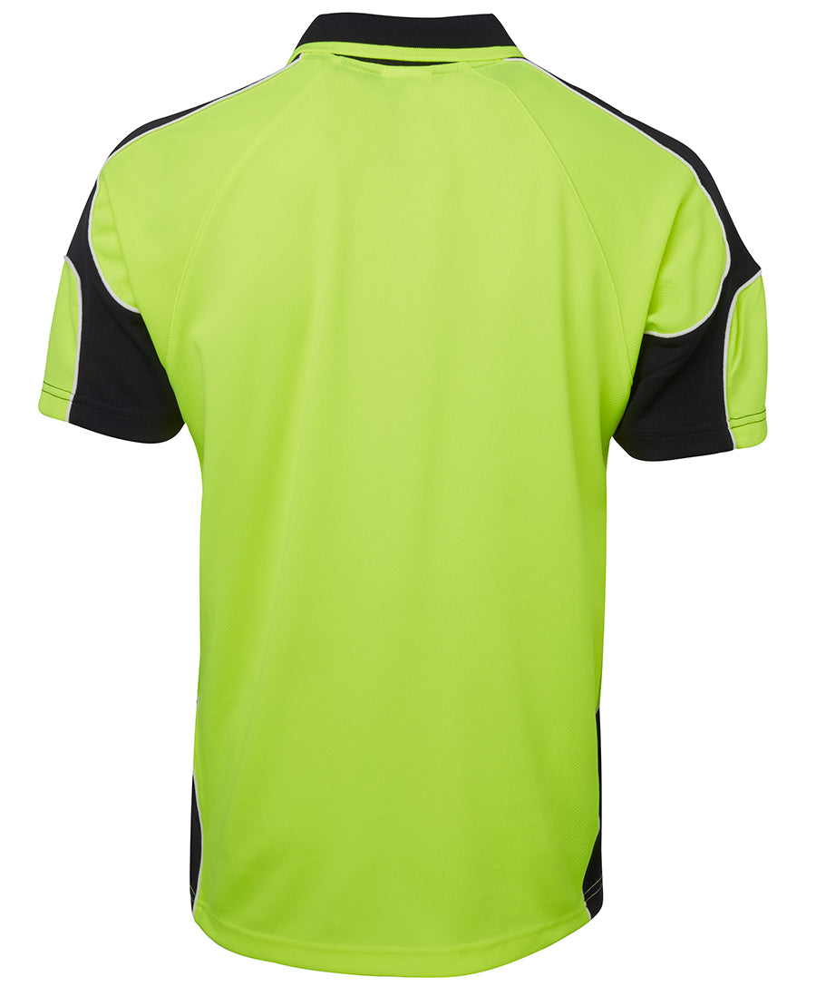 6AP4S - JB'S Wear - Hi-Vis Arm Panel Polo - Short Sleeve