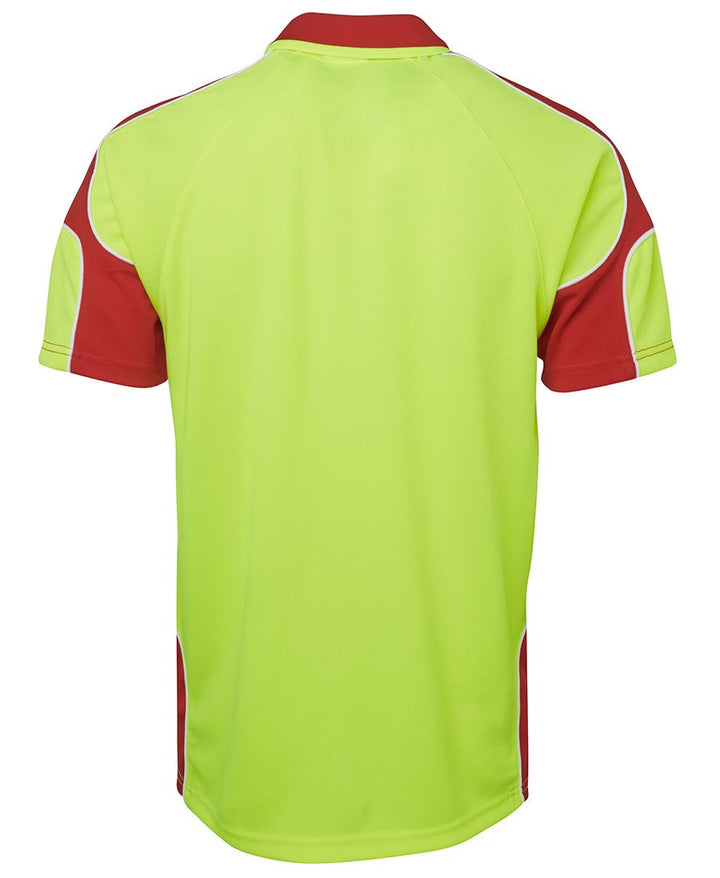 6AP4S - JB'S Wear - Hi-Vis Arm Panel Polo - Short Sleeve