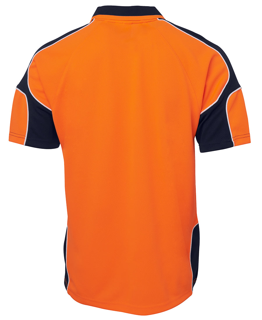 6AP4S - JB'S Wear - Hi-Vis Arm Panel Polo - Short Sleeve