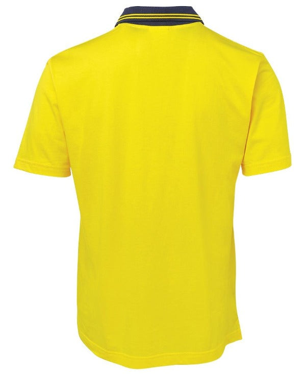 Hi-Vis 100% Cotton Short Sleeve Polo (Day) - 180gsm