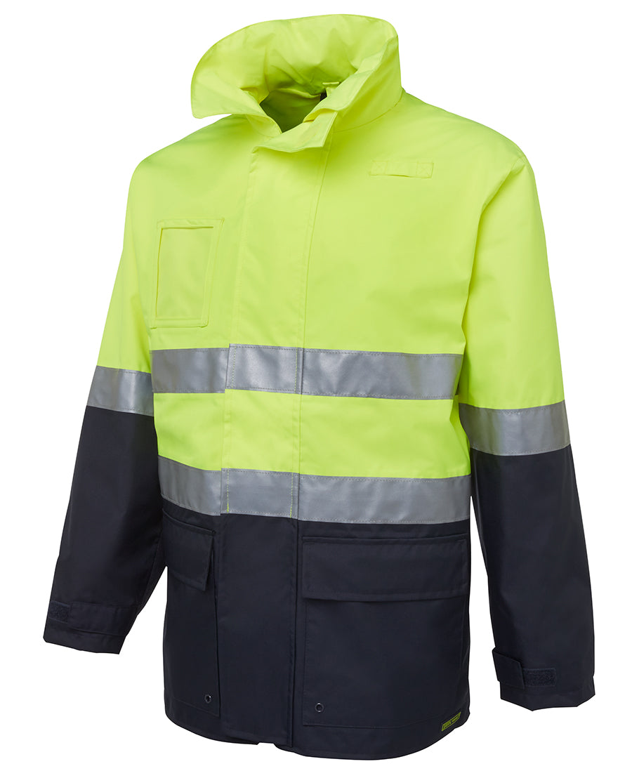 6DNLL - JB's Wear - Hi-Vis Long Line Waterproof Jacket (Day & NIGHT)