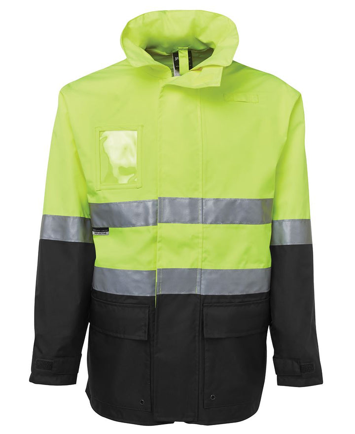 6DNLL - JB's Wear - Hi-Vis Long Line Waterproof Jacket (Day & NIGHT)
