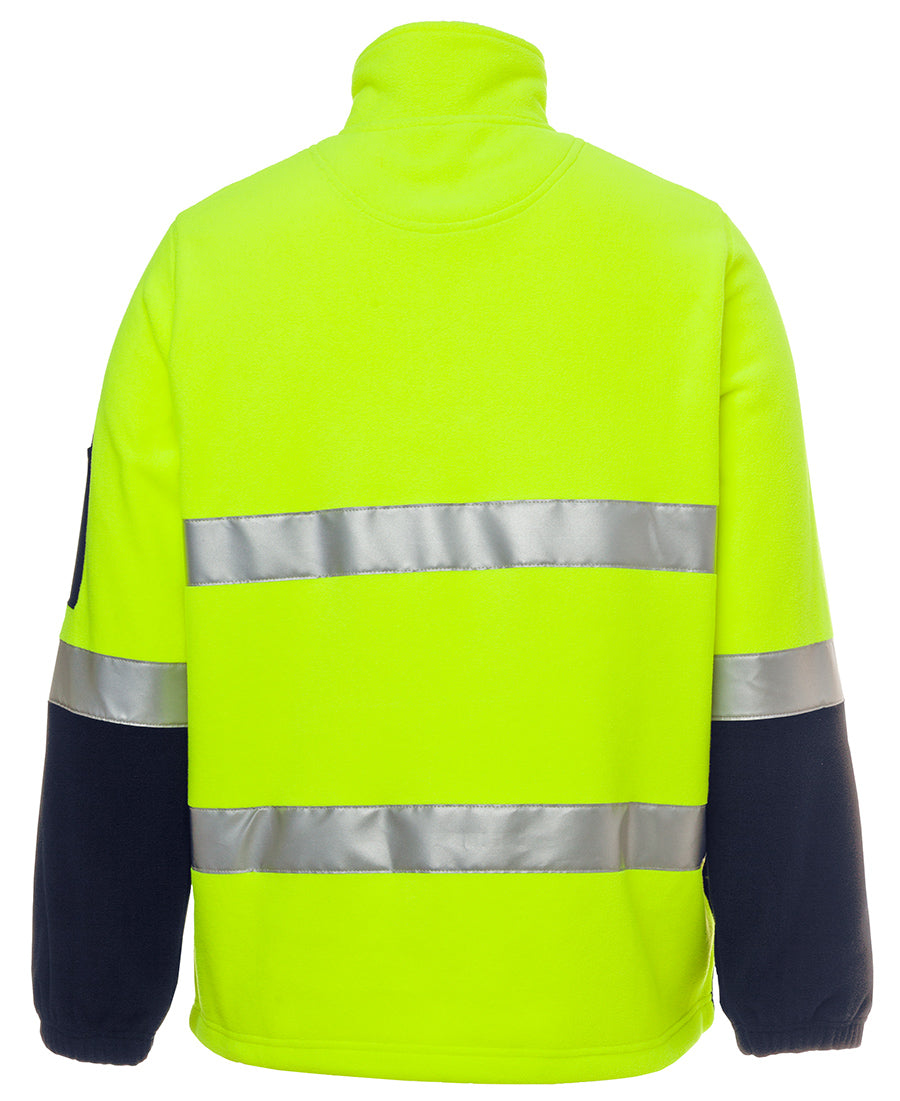 6DNPF - JB's Wear - Hi-Vis 1/2 zip Taped Polar Fleece (Day & NIGHT)