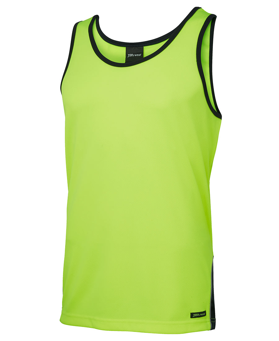 6HCS4 - JB's Wear - Hi Vis Contrast Singlet