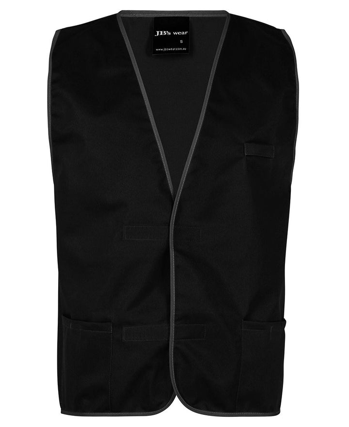 6HFV - Colour Black Vest Bib - velcro fastening