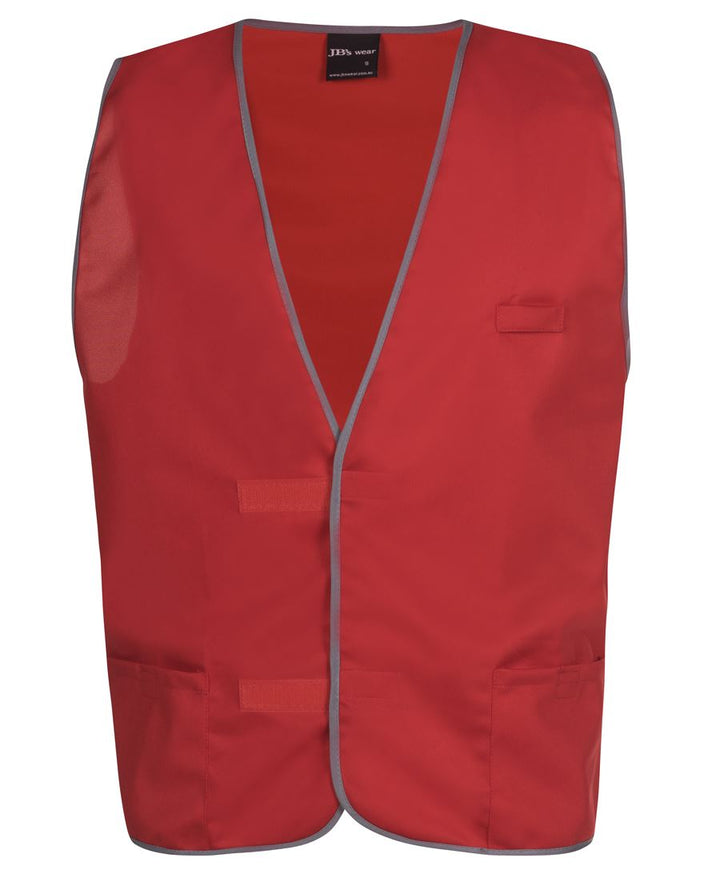 6HFV - Colour Red Vest - velcro fastening