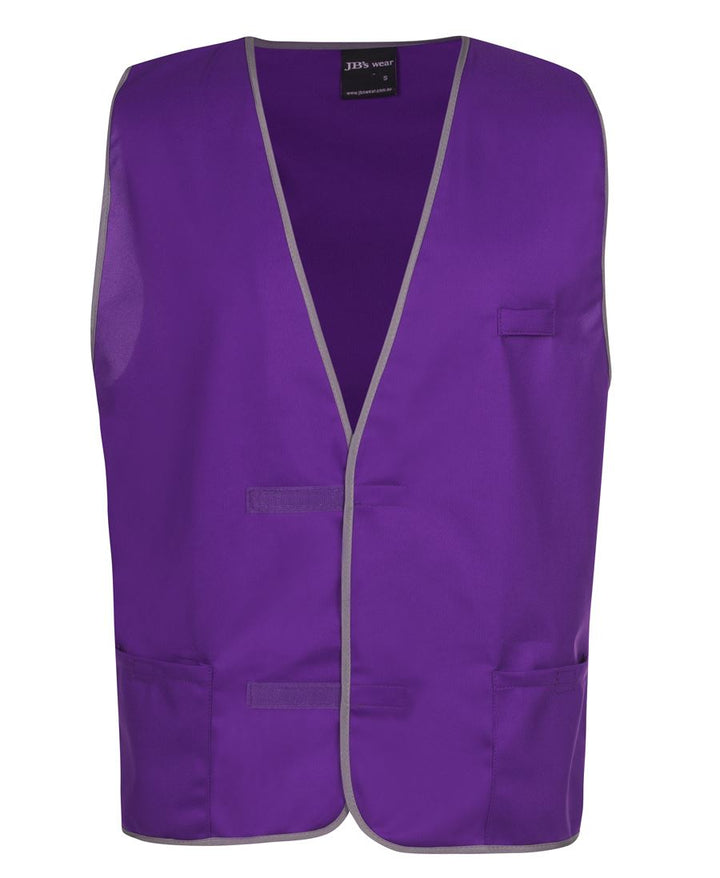 6HFV - Colour Purple Vest - velcro fastening